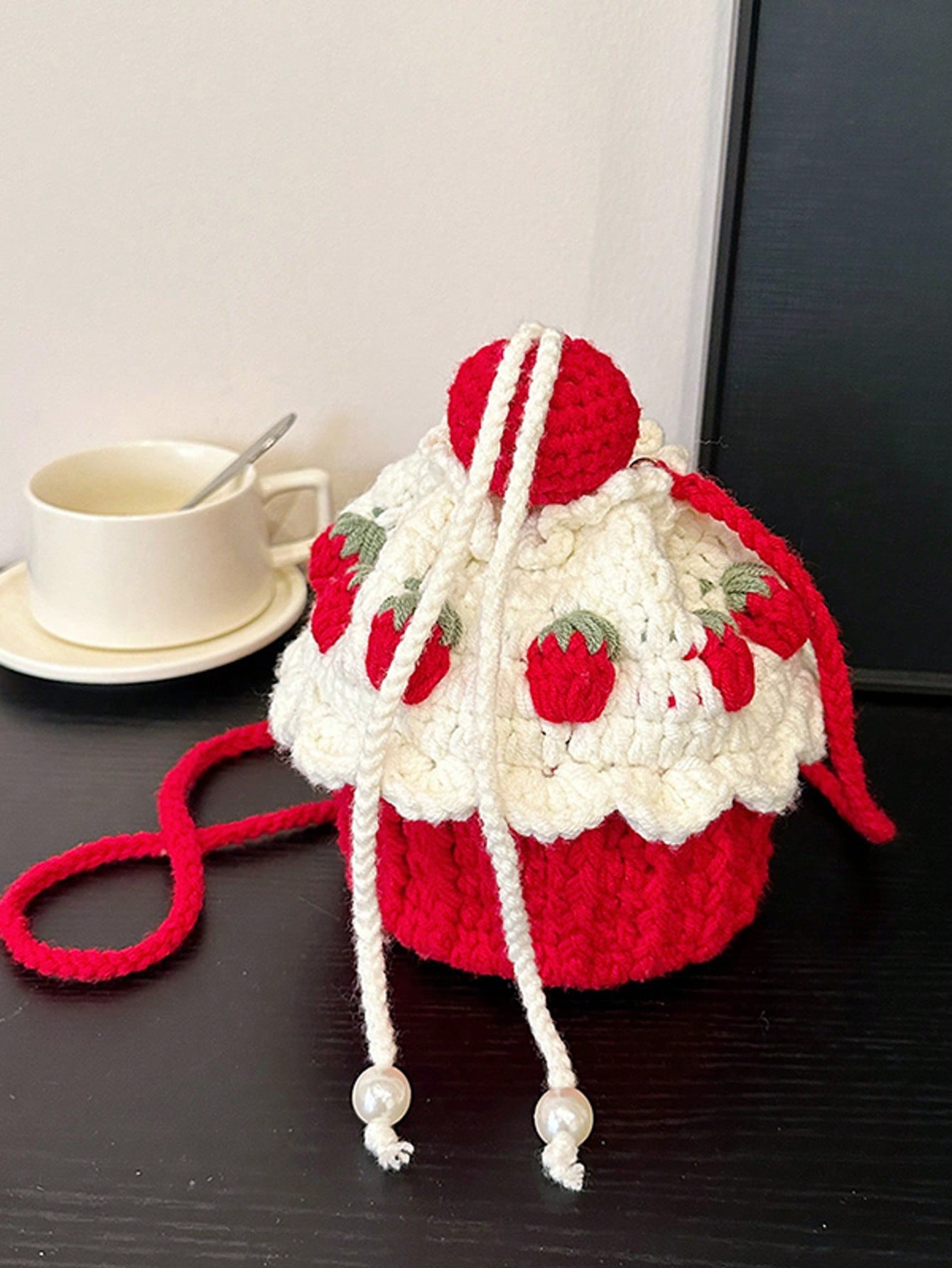 کیف کاپ کیک بافتنی